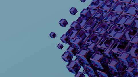 Beautiful Abstract colourful cube background.. Иллюстрация