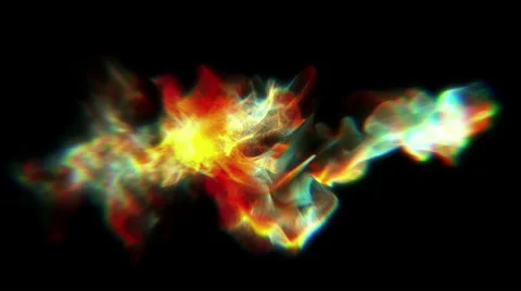 Beautiful abstract comet 4K Stock Footage 40340535