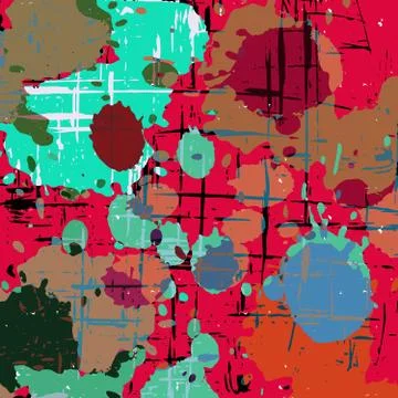 Beautiful abstract dark graffiti pattern vector illustration Illustrazione stock