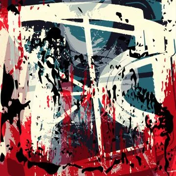 Beautiful abstract dark graffiti pattern vector illustration Stock Illustration