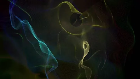 Beautiful abstract digital equalizer background. Stock Footage 166774555