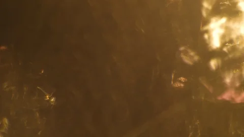 Beautiful abstract effect of warm light shapes Stock Footage 106345315