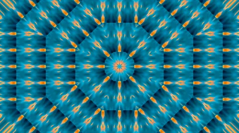 Beautiful abstract floral pattern in blue colors. 库存影片 42984827