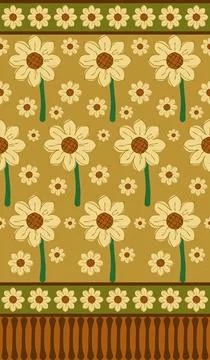 Beautiful abstract floral pattern design great lovely textile pattern Stock Illustration