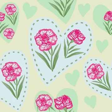 Beautiful abstract floral pattern design great lovely textile pattern Stock Illustration