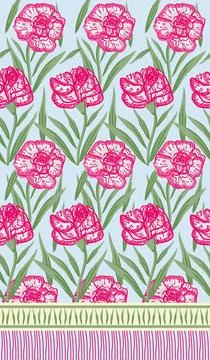 Beautiful abstract floral pattern design great lovely textile pattern Stock Illustration