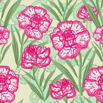 Beautiful abstract floral pattern design great lovely textile pattern Stock Illustration