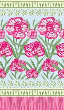 Beautiful abstract floral pattern design great lovely textile pattern Stock Illustration