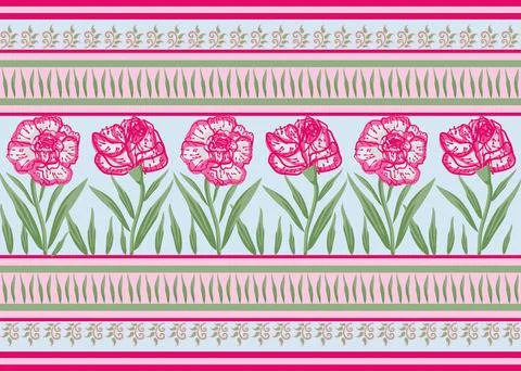 Beautiful abstract floral pattern design great lovely textile pattern Stock Illustration
