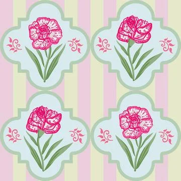 Beautiful abstract floral pattern design great lovely textile pattern Stock Illustration