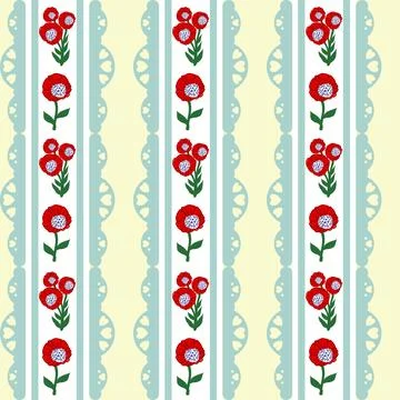Beautiful abstract floral pattern design great lovely textile pattern Stock Illustration