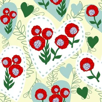 Beautiful abstract floral pattern design great lovely textile pattern Stock Illustration