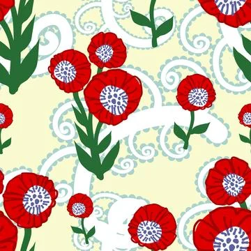 Beautiful abstract floral pattern design great lovely textile pattern Stock Illustration