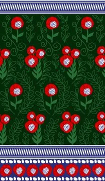 Beautiful abstract floral pattern design great lovely textile pattern Stock Illustration