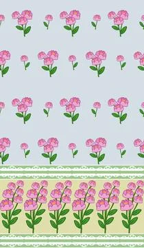 Beautiful abstract floral pattern design great lovely textile pattern 库存插图