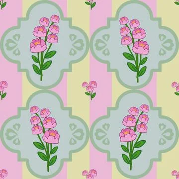 Beautiful abstract floral pattern design great lovely textile pattern Stock Illustration