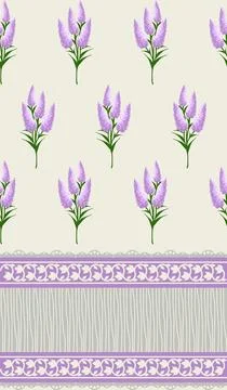 Beautiful abstract floral pattern design great lovely textile pattern Illustrazione stock