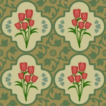 Beautiful abstract floral pattern design great lovely textile pattern 스톡 일러스트