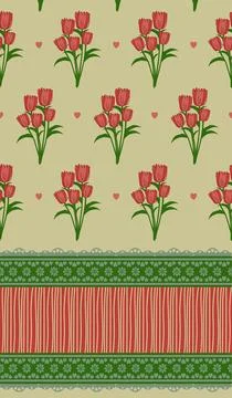 Beautiful abstract floral pattern design great lovely textile pattern 스톡 일러스트