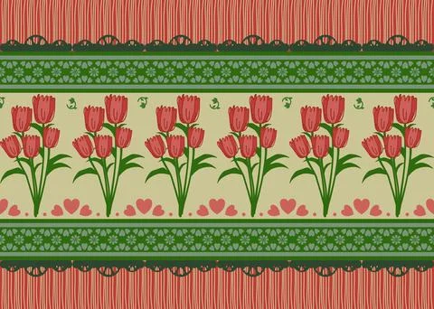 Beautiful abstract floral pattern design great lovely textile pattern 스톡 일러스트