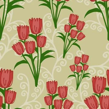 Beautiful abstract floral pattern design great lovely textile pattern 스톡 일러스트