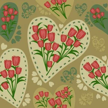 Beautiful abstract floral pattern design great lovely textile pattern 스톡 일러스트