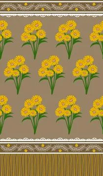 Beautiful abstract floral pattern design great lovely textile pattern 스톡 일러스트