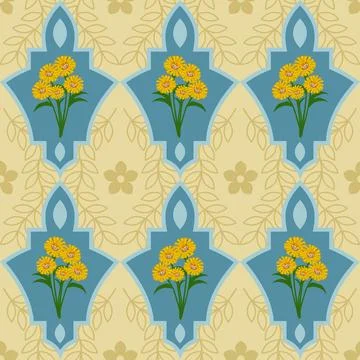 Beautiful abstract floral pattern design great lovely textile pattern 스톡 일러스트