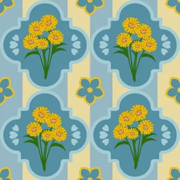 Beautiful abstract floral pattern design great lovely textile pattern 스톡 일러스트