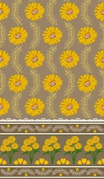 Beautiful abstract floral pattern design great lovely textile pattern 스톡 일러스트