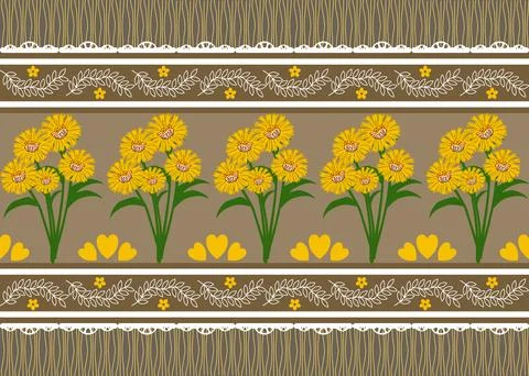 Beautiful abstract floral pattern design great lovely textile pattern 스톡 일러스트