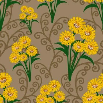 Beautiful abstract floral pattern design great lovely textile pattern 스톡 일러스트