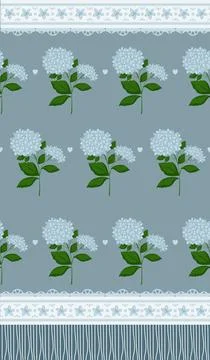 Beautiful abstract floral pattern design great lovely textile pattern Illustrazione stock