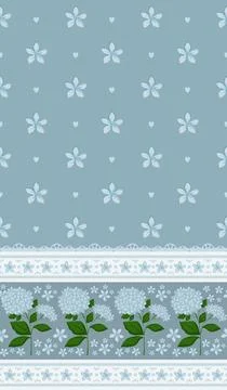 Beautiful abstract floral pattern design great lovely textile pattern Illustrazione stock