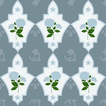 Beautiful abstract floral pattern design great lovely textile pattern Illustrazione stock