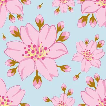 Beautiful abstract floral pattern design great lovely textile pattern Illustrazione stock