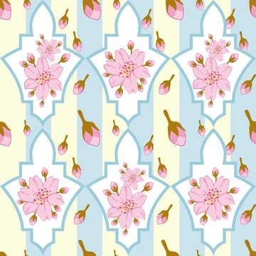 Beautiful abstract floral pattern design great lovely textile pattern Stock Illustration
