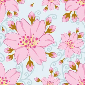 Beautiful abstract floral pattern design great lovely textile pattern Stock Illustration