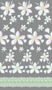 Beautiful abstract floral pattern design great lovely textile pattern Stock Illustration