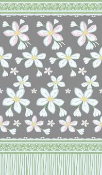 Beautiful abstract floral pattern design great lovely textile pattern Stock Illustration