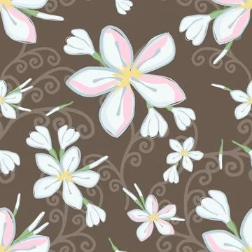 Beautiful abstract floral pattern design great lovely textile pattern Stock Illustration