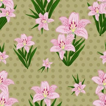 Beautiful abstract floral pattern design great lovely textile pattern Illustrazione stock
