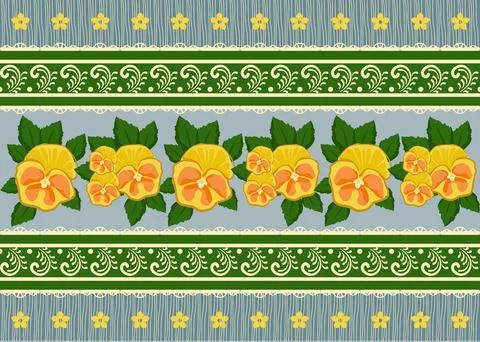Beautiful abstract floral pattern design great lovely textile pattern Illustrazione stock
