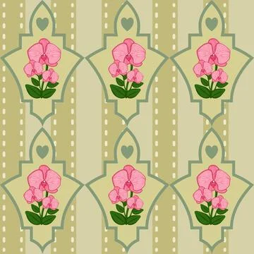 Beautiful abstract floral pattern design great lovely textile pattern Illustrazione stock