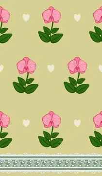 Beautiful abstract floral pattern design great lovely textile pattern Stockillustratie