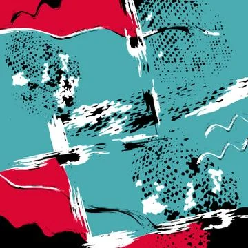 Beautiful abstract gentle graffiti pattern vector illustration Stock Illustration
