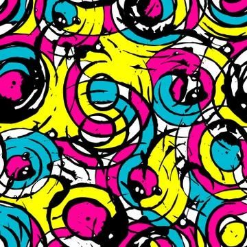 Beautiful abstract gentle graffiti pattern vector illustration Stock Illustration