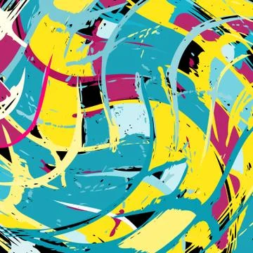Beautiful abstract gentle graffiti pattern vector illustration Stock Illustration