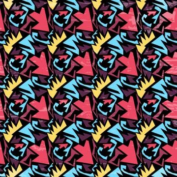 Beautiful abstract geometric seamless pattern Stock Illustration