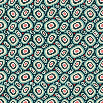 Beautiful abstract geometric seamless pattern Stock Illustration